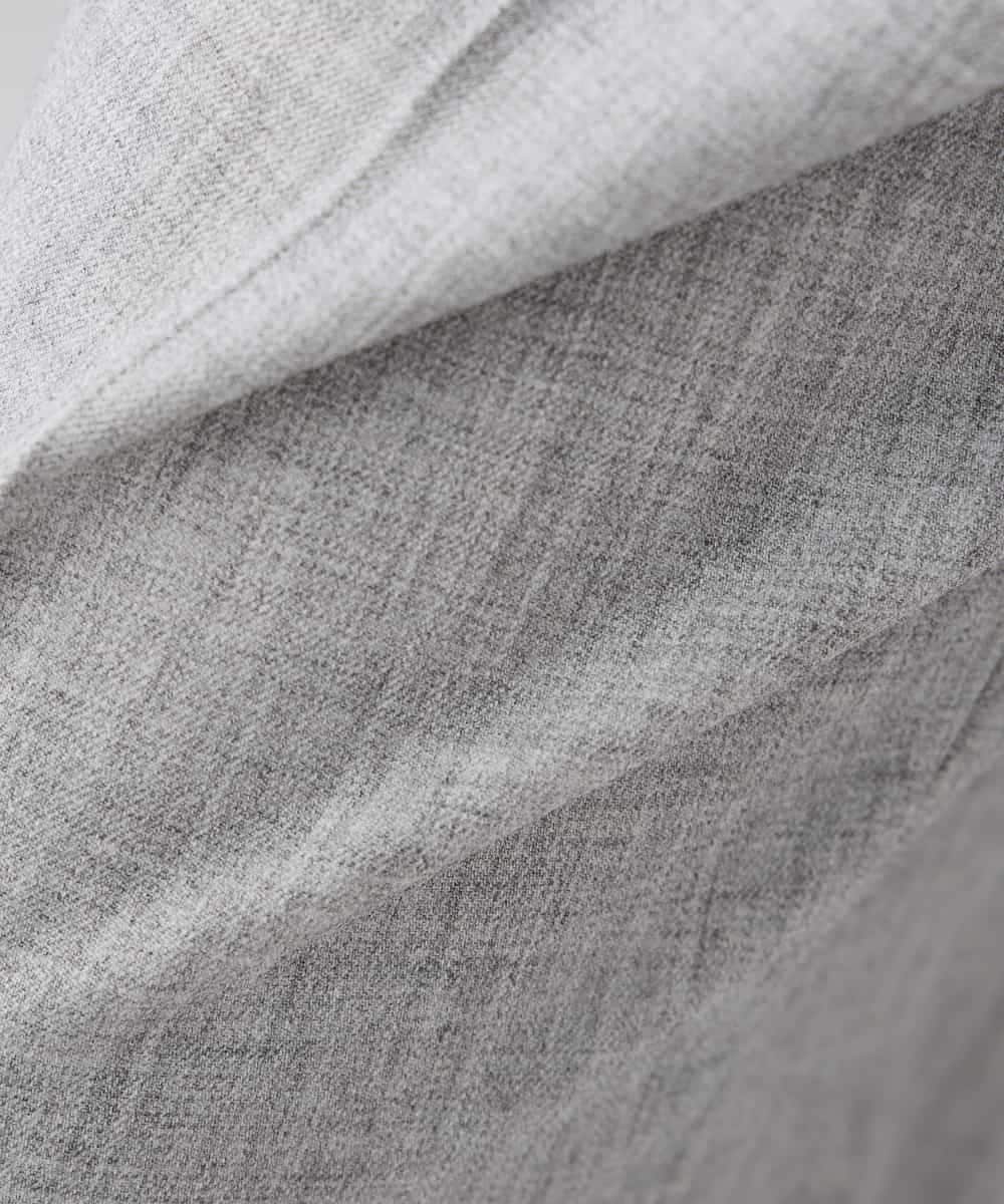 K2LBD30054 a.v.v(アー・ヴェ・ヴェ) 【WEB限定】裏起毛ウエストハトメドロストワイドパンツ ネイビー