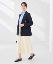 K2LBG38059 a.v.v(アー・ヴェ・ヴェ) 【洗える】裏起毛 フレア クロップド パンツ アイボリー