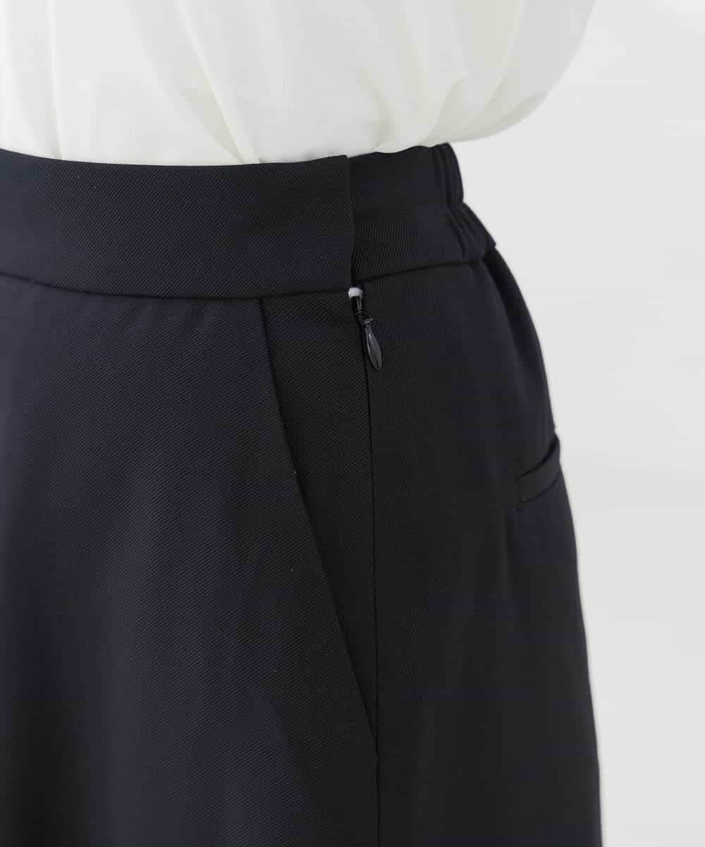 K2LBG38059 a.v.v(アー・ヴェ・ヴェ) 【洗える】裏起毛 フレア クロップド パンツ アイボリー