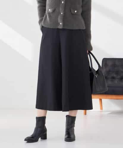K2LBG38059 a.v.v 【洗える】裏起毛 フレア クロップド パンツ