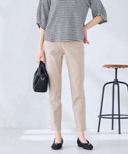 K2LDD01049 a.v.v(アー・ヴェ・ヴェ) ハイパーストレッチスリムパンツ ベージュ