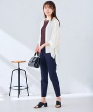 K2LDD01049 a.v.v(アー・ヴェ・ヴェ) ハイパーストレッチスリムパンツ ブラック