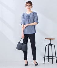 K2LDD01049 a.v.v(アー・ヴェ・ヴェ) ハイパーストレッチスリムパンツ ブラック