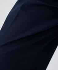 K2LDD20059 a.v.v(アー・ヴェ・ヴェ) 【洗える】ハイウエストワイドパンツ ネイビー