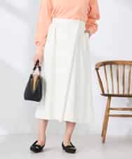 K2LDD22059 a.v.v(アー・ヴェ・ヴェ) アシメクロップドパンツ ネイビー