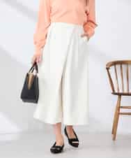 K2LDD22059 a.v.v(アー・ヴェ・ヴェ) アシメクロップドパンツ ネイビー