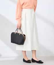 K2LDD22059 a.v.v(アー・ヴェ・ヴェ) アシメクロップドパンツ ネイビー