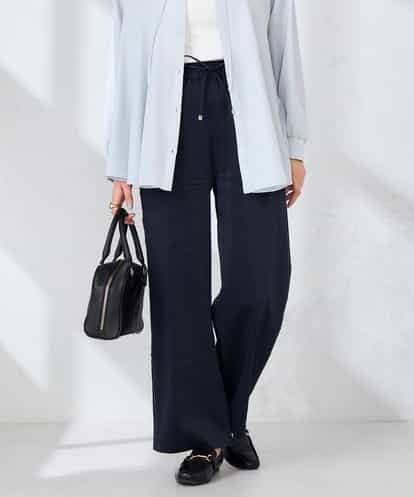 K2LDD26059 a.v.v 【洗える】サテンワイドパンツ