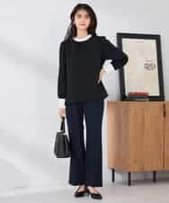 K2LFD02049 a.v.v(アー・ヴェ・ヴェ) ［支持率NO.1/イージーケア/ストレッチ］スッキリ見えストレートパンツ ライトピンク