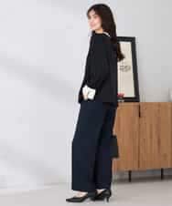 K2LFD02049 a.v.v(アー・ヴェ・ヴェ) ［支持率NO.1/イージーケア/ストレッチ］スッキリ見えストレートパンツ ライトピンク