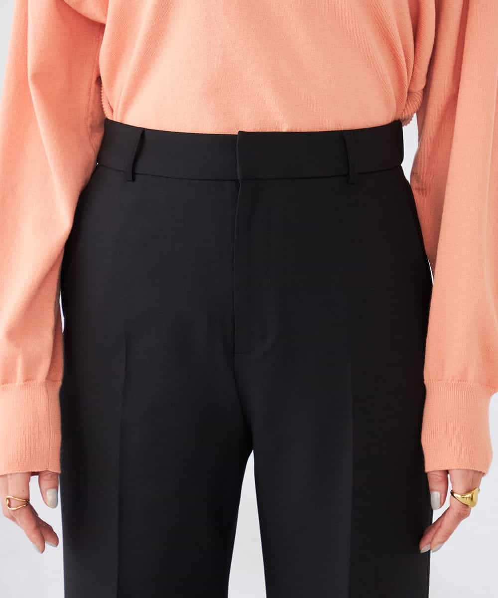 K2LFD02049 a.v.v(アー・ヴェ・ヴェ) ［支持率NO.1/イージーケア/ストレッチ］スッキリ見えストレートパンツ ライトピンク