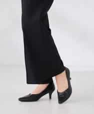 K2LFD02049 a.v.v(アー・ヴェ・ヴェ) ［支持率NO.1/イージーケア/ストレッチ］スッキリ見えストレートパンツ ライトピンク