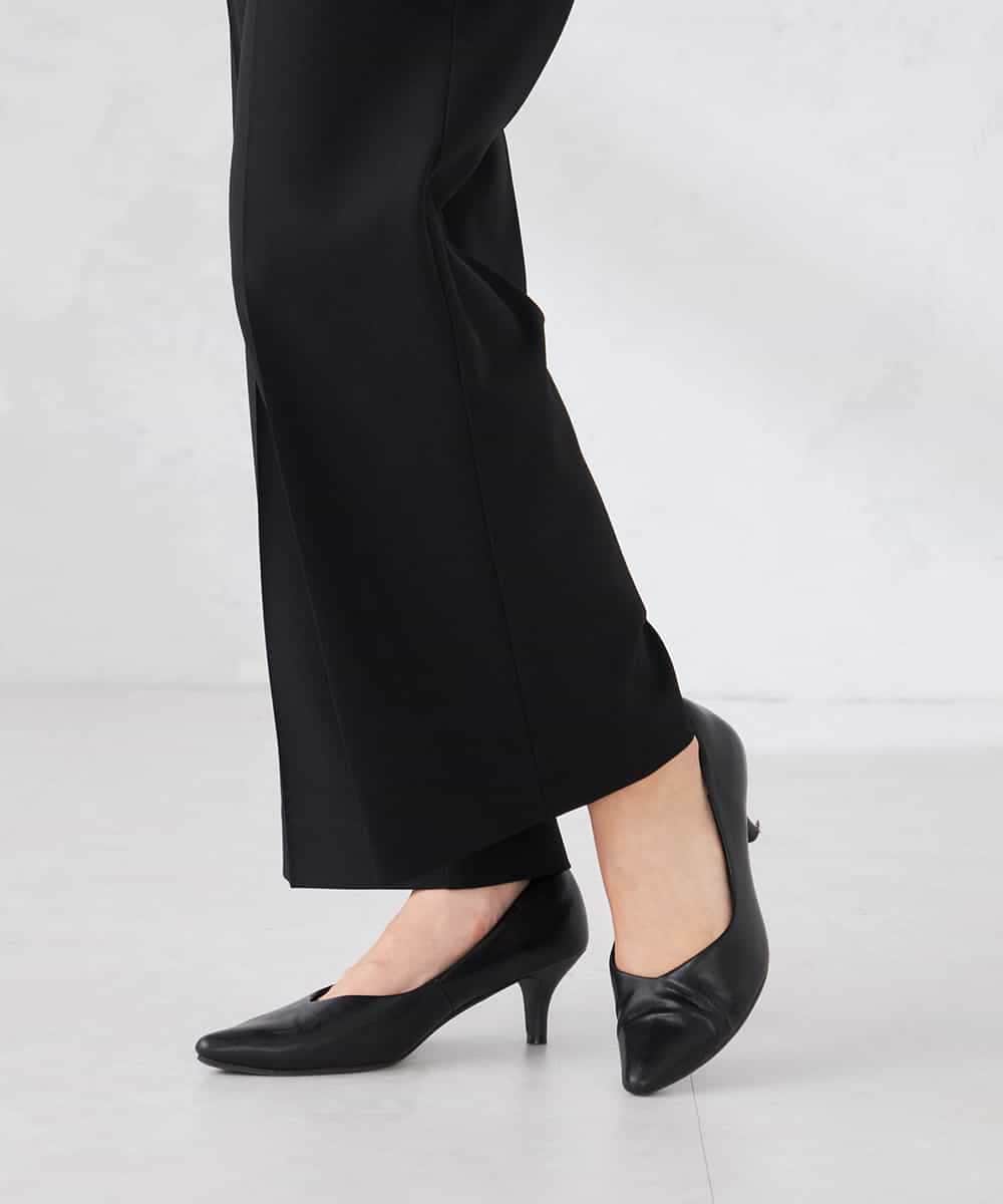 K2LFD02049 a.v.v(アー・ヴェ・ヴェ) ［支持率NO.1/イージーケア/ストレッチ］スッキリ見えストレートパンツ ライトピンク