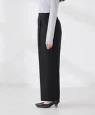 K2LFD03049 a.v.v(アー・ヴェ・ヴェ) ［支持率NO.1/イージーケア/ストレッチ］スッキリ見えワイドパンツ ピンク