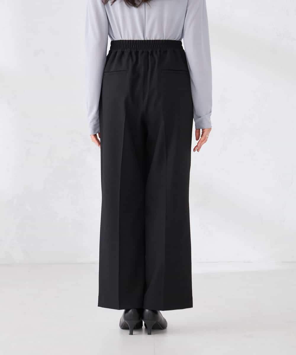 K2LFD03049 a.v.v(アー・ヴェ・ヴェ) ［支持率NO.1/イージーケア/ストレッチ］スッキリ見えワイドパンツ ピンク