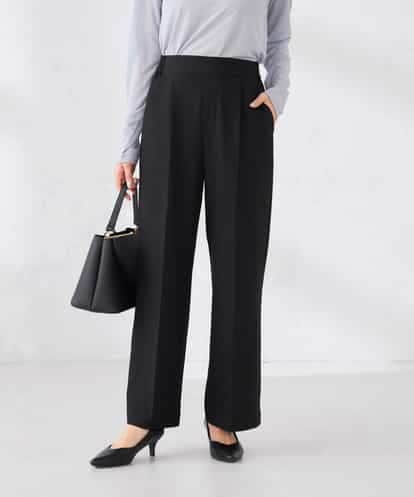 K2LFD03049 a.v.v ［支持率NO.1/イージーケア/ストレッチ］スッキリ見えワイドパンツ