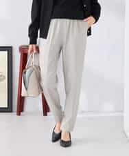 K2LFD04049 a.v.v(アー・ヴェ・ヴェ) ［支持率NO.1/イージーケア］イージーテーパードパンツ ライトカーキ