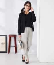 K2LFD04049 a.v.v(アー・ヴェ・ヴェ) ［支持率NO.1/イージーケア］イージーテーパードパンツ ライトカーキ