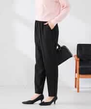 K2LFD04049 a.v.v(アー・ヴェ・ヴェ) ［支持率NO.1/イージーケア］イージーテーパードパンツ ライトカーキ