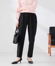 K2LFD04049 a.v.v(アー・ヴェ・ヴェ) ［支持率NO.1/イージーケア］イージーテーパードパンツ ライトカーキ