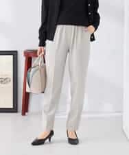 K2LFD04049 a.v.v(アー・ヴェ・ヴェ) ［支持率NO.1/イージーケア］イージーテーパードパンツ グレー