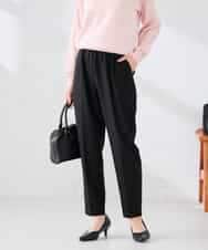 K2LFD04049 a.v.v(アー・ヴェ・ヴェ) ［支持率NO.1/イージーケア］イージーテーパードパンツ ブラック