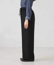 K2LFD05049 a.v.v(アー・ヴェ・ヴェ) ［支持率NO.1/イージーケア］イージーワイドパンツ ライトカーキ