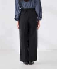 K2LFD05049 a.v.v(アー・ヴェ・ヴェ) ［支持率NO.1/イージーケア］イージーワイドパンツ ライトカーキ