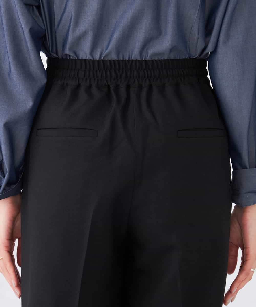 K2LFD05049 a.v.v(アー・ヴェ・ヴェ) ［支持率NO.1/イージーケア］イージーワイドパンツ ライトカーキ