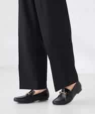 K2LFD05049 a.v.v(アー・ヴェ・ヴェ) ［支持率NO.1/イージーケア］イージーワイドパンツ ライトカーキ