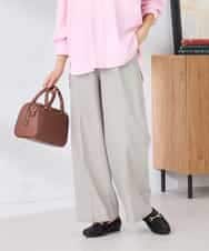 K2LFD05049 a.v.v(アー・ヴェ・ヴェ) ［支持率NO.1/イージーケア］イージーワイドパンツ グレー