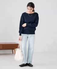 K2LFD08059 a.v.v(アー・ヴェ・ヴェ) ストレートデニムパンツ ライトブルー