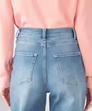 K2LFD08059 a.v.v(アー・ヴェ・ヴェ) ストレートデニムパンツ ライトブルー