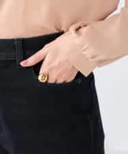 K2LFD10059 a.v.v(アー・ヴェ・ヴェ) ワイドデニムパンツ ネイビー