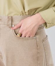 K2LFD27059 a.v.v(アー・ヴェ・ヴェ) ワイドデニムパンツ ベージュ