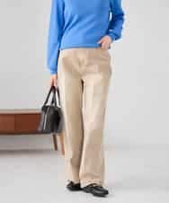 K2LFD27059 a.v.v(アー・ヴェ・ヴェ) ワイドデニムパンツ ベージュ