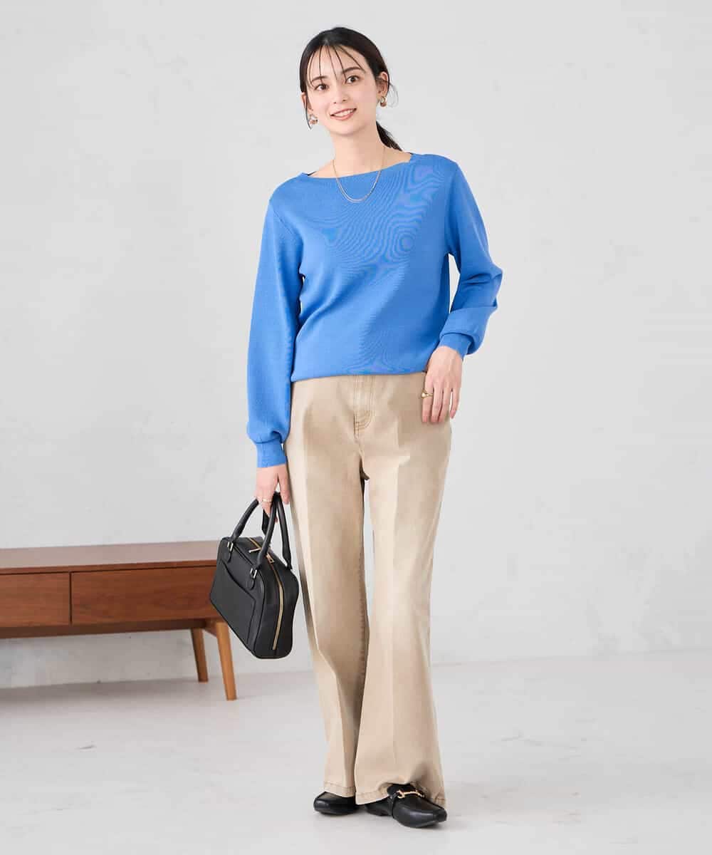 K2LFD27059 a.v.v(アー・ヴェ・ヴェ) ワイドデニムパンツ ベージュ