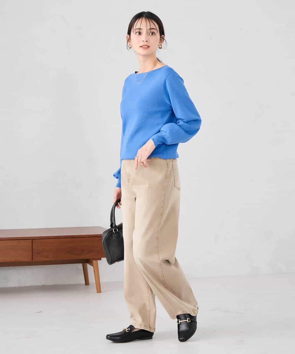 K2LFD27059 a.v.v(アー・ヴェ・ヴェ) ワイドデニムパンツ ベージュ