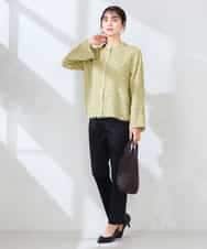 K2LFD28054 a.v.v(アー・ヴェ・ヴェ) センタープレススリムパンツ ホワイト