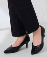 K2LFD28054 a.v.v(アー・ヴェ・ヴェ) センタープレススリムパンツ ホワイト