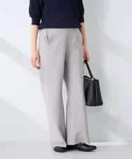 K2LFD31059 a.v.v(アー・ヴェ・ヴェ) 【洗える】バイアスイージーパンツ ベージュ