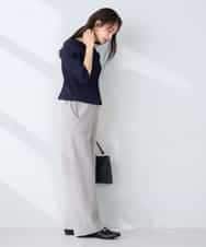 K2LFD31059 a.v.v(アー・ヴェ・ヴェ) 【洗える】バイアスイージーパンツ ベージュ