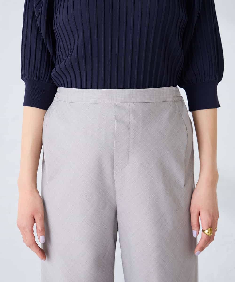 K2LFD31059 a.v.v(アー・ヴェ・ヴェ) 【洗える】バイアスイージーパンツ ベージュ