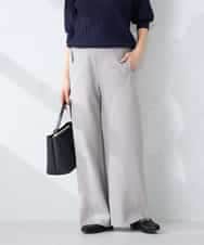 K2LFD31059 a.v.v(アー・ヴェ・ヴェ) 【洗える】バイアスイージーパンツ グレー