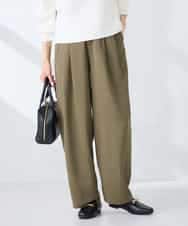 K2LFD32059 a.v.v(アー・ヴェ・ヴェ) 2タックパンツ カーキ