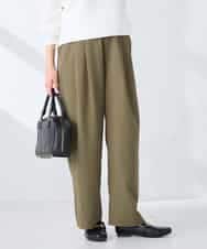 K2LFD32059 a.v.v(アー・ヴェ・ヴェ) 2タックパンツ カーキ