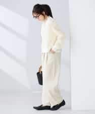 K2LFD32059 a.v.v(アー・ヴェ・ヴェ) 2タックパンツ カーキ