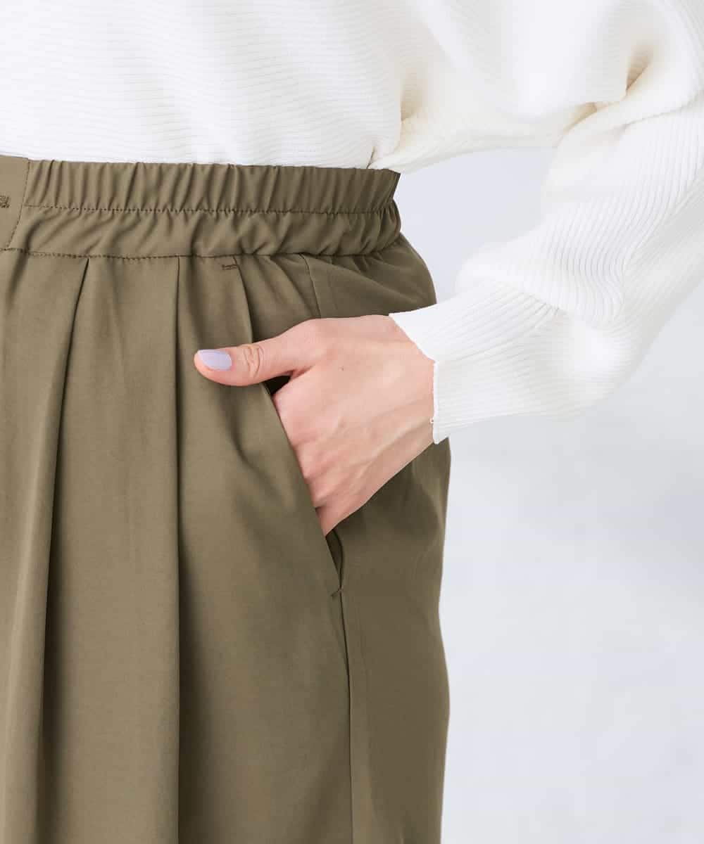 K2LFD32059 a.v.v(アー・ヴェ・ヴェ) 2タックパンツ カーキ