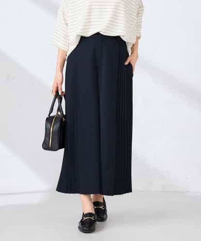K2LFD38059 a.v.v 【洗える】サイドプリーツクロップドパンツ