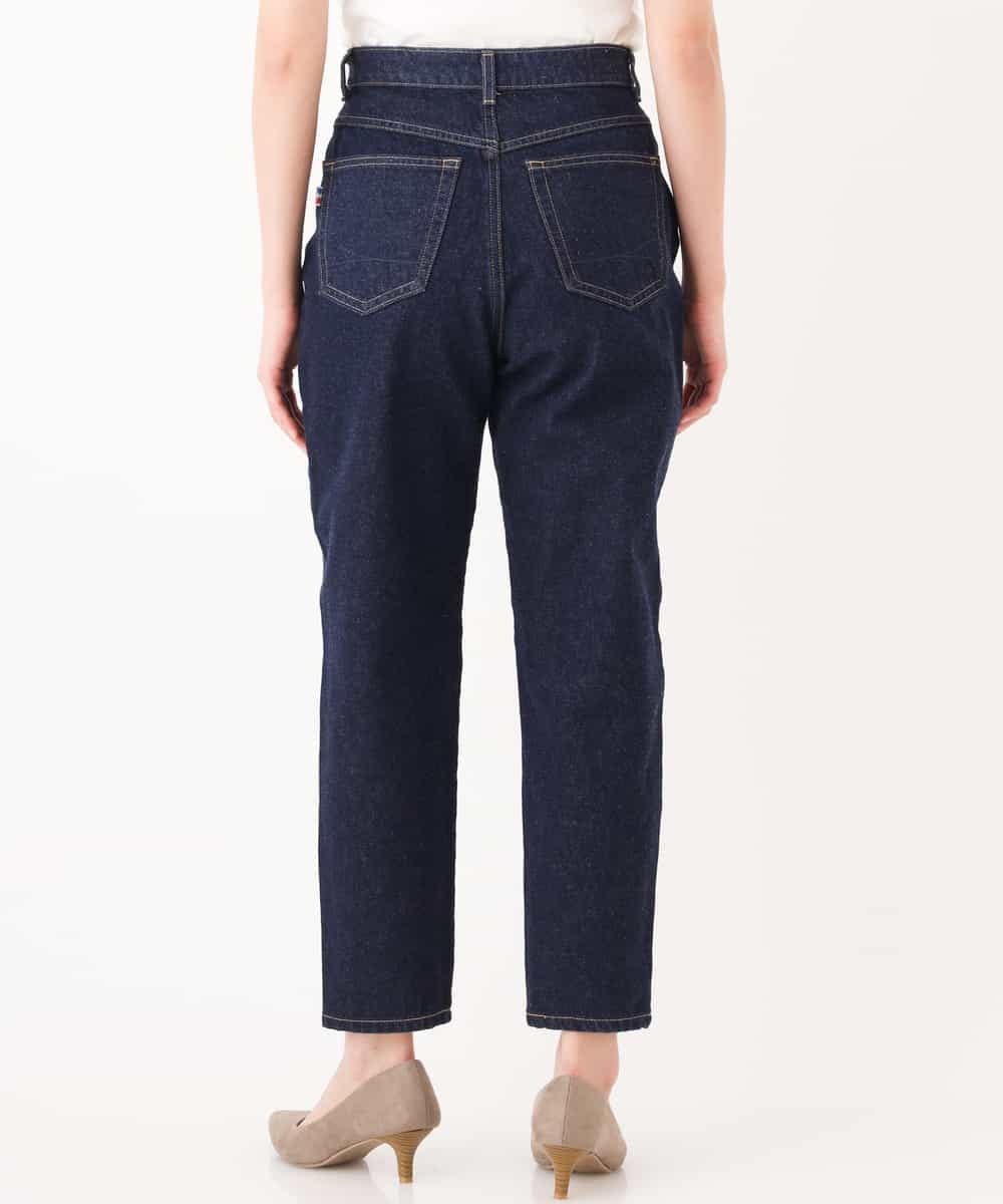 K2LFJ53079 a.v.v(アー・ヴェ・ヴェ) 【WEB限定アイテム/SOMETHING/サムシング】 FRENCH NOUVEAU ROOMY SLIM スリムデニム ネイビー